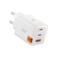 Essential Charger 47W 2xUSB-C 1xUSB-A White