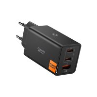Essential Charger 67W 2xUSB-C 1xUSB-A Black