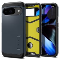Google Pixel 9/Pixel 9 Pro Case Tough Armor Metal Slate