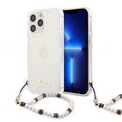 iPhone 13 Pro Case Pearl Handle Script Logo White