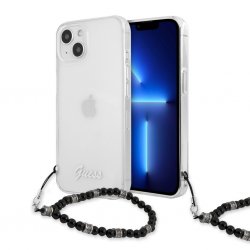 iPhone 13 Mini Case Pearl Handle Script Logo Black