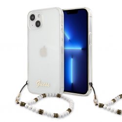 iPhone 13 Mini Case Pearl Handle Script Logo White