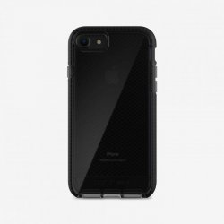 iPhone 7/8/SE Case Evo Check TPU Transparent Black