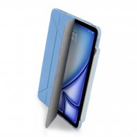 iPad Air 13 (M2/M3) Cover Origami No3 Pencil Case Light blue