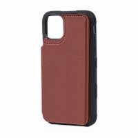 iPhone 11 Pro Max Case Fold-out card holder Brown