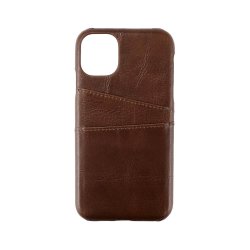 iPhone 11 Case with two Card Slots Brown