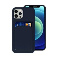iPhone 12/iPhone 12 Pro Case Card Holder Blue