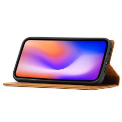 iPhone 13 Pro Cover with Card Slot Flip Brown