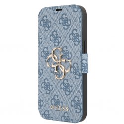 iPhone 13 Pro Case Metal Logo Blue