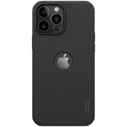 iPhone 13 Pro Max Case Frosted Shield Logo Cutout Black