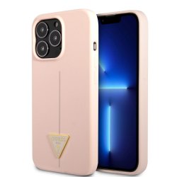 iPhone 13 Pro Case Metal Triangle Pink