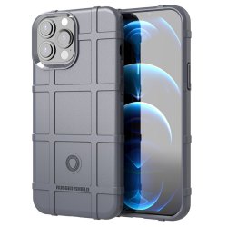 iPhone 13 Pro Case Grid Pattern Grey