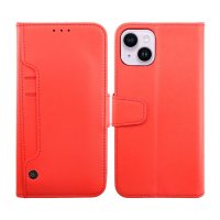 iPhone 14 Cover Foldable Card Slot Red