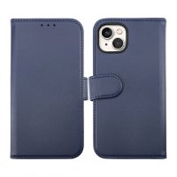 iPhone 14 Cover Detachable Wallet Case Blue
