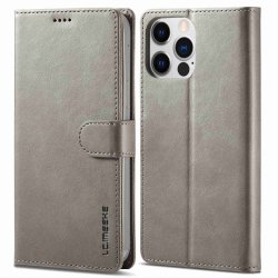 iPhone 14 Pro Cover with Card Slot Stand Function Grey