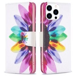 iPhone 14 Pro Cover Print Colorful Leaf