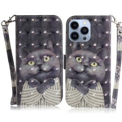 iPhone 14 Pro Cover Print Black Cat