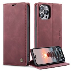 iPhone 14 Pro Cover Retro Flip Red