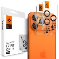 iPhone 14/15/16/17 Pro & Pro Max Camera Protector GLAS.tR EZ Fit Optik Pro 2-pack Orange