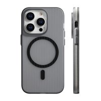 iPhone 14 Pro Case Corrugated MagSafe Grey