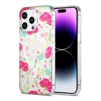 iPhone 14 Pro Case Floral pattern MagSafe Red Green