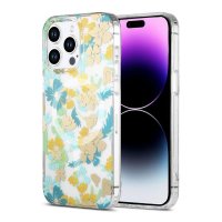 iPhone 14 Pro Case Floral pattern MagSafe Turqoise