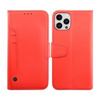 iPhone 14 Pro Cover Foldable Card Slot Red