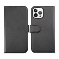 iPhone 14 Pro Cover Detachable Wallet Case Black