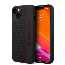 iPhone 14 Case Liquid Silicone Carbon Pattern Black