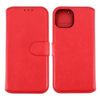 iPhone 15 Cover Detachable Wallet Case Red