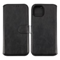 iPhone 15 Cover Detachable Wallet Case Black