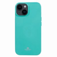 iPhone 15 Plus Case Jelly Glitter Cyan