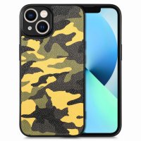 iPhone 15 Plus Case Camouflage Yellow