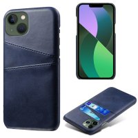 iPhone 15 Plus Case with two Card Slots Blue
