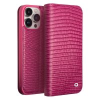 iPhone 15 Pro Max Cover Crocodile Texture Pink