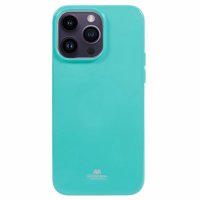 iPhone 15 Pro Max Case Jelly Glitter Cyan