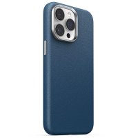 iPhone 15 Pro Max Case Litchi Pattern Series MagSafe Blue