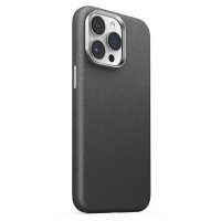 iPhone 15 Pro Max Case Litchi Pattern Series MagSafe Black