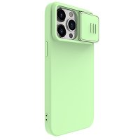 iPhone 15 Pro Case CamShield Silky MagSafe Light Green
