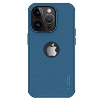 iPhone 15 Pro Case Super Frosted Shield Pro Logo Hole Blue