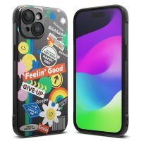 iPhone 15 Case Onyx Design Sticker