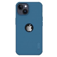 iPhone 15 Case Super Frosted Shield Pro Logo Hole Blue