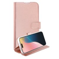 iPhone 16 Cover Classic Wallet Rose gold