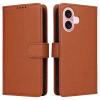 iPhone 16 Cover with Detachable Case 005 Brown