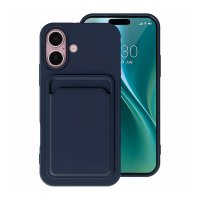 iPhone 16 Case Card Holder Blue