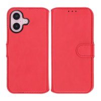 iPhone 16 Cover Detachable Wallet Case Red