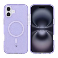iPhone 16 Plus Case Glitter MagSafe Purple