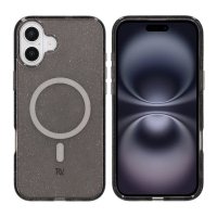 iPhone 16 Plus Case Glitter MagSafe Black