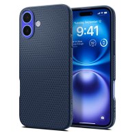 iPhone 16 Plus Case Liquid Air Navy Blue