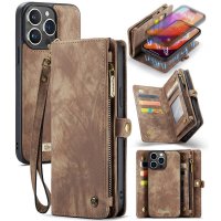 iPhone 16 Pro Max Cover 008 Series Detachable Case Brown
